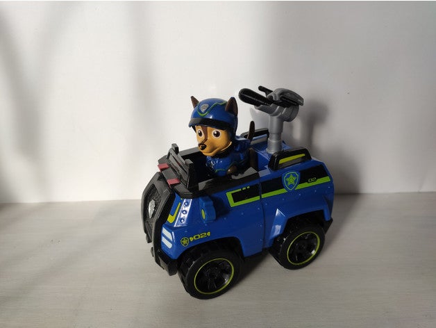 paw patrol chase drone cam 3D print model - Mito3D