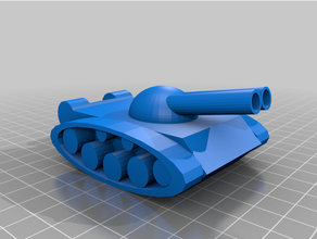 increíble tanque 3d print model - Mito3D