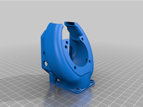 Ender 3 v2 Fang Dual 40mm Ventilator Leitung Luft 3d print model - Mito3D