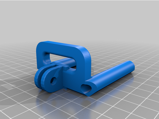 brazo di montaje trípode telefono gopro 3D print model - Mito3D
