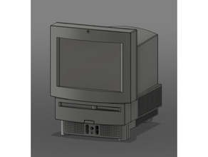 Macintosh lc minyatür elma 3d print model - Mito3D