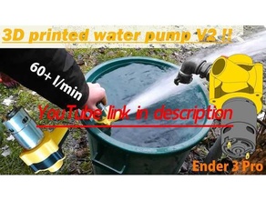 Wasser Pumpe v2 Realität Ender 3 pla 3d print model - Mito3D