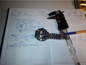 etichetta quest 39 anno orologio coperchio chiave 3d print model - Mito3D