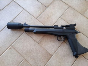 silenciador diana caçador Artemis co2 cp2 pistola smk som moderador 3d print model - Mito3D