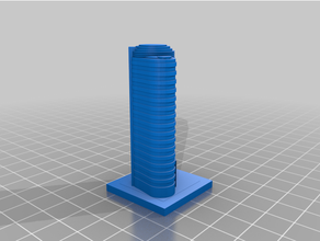 Greeblecity motores titanio hq rascacielos 3d print model - Mito3D