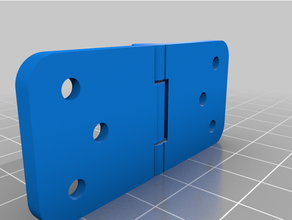 semplice cerniera porta fusione 360 3d print model - Mito3D
