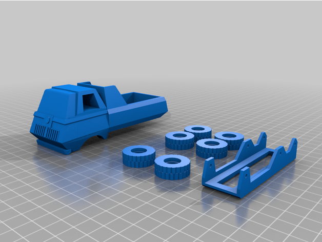 LKW Tonka 3D print model - Mito3D