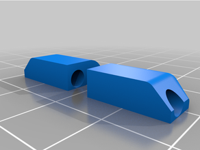 rummikub loseta estante bisagra soporte 3d print model - Mito3D
