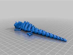 articulado Jackson camaleón niños juguete lagartija Moviente trozo 3d print model - Mito3D