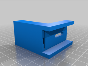 cassetto diapositiva sostituzione staffa drawer slide cassetti 3d print model - Mito3D