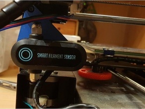 btt smart filamentsensor holder anycubic i3 mega filament sensor 3d print model - Mito3D