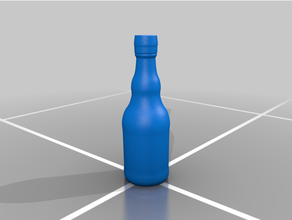 chaud sauce bouteille 3d print model - Mito3D