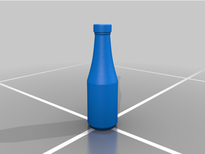 ketchup bottle 3d print model - Mito3D
