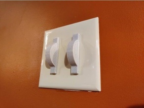 magnetic light switch cover automation lightswitch 3d print model - Mito3D