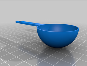 matsked table spoon 15ml measure tablespoon 3d print model - Mito3D