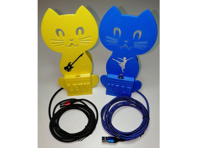 teléfono soporte magnético conector cargador cargando muelle iphone estante USB 3D print model - Mito3D