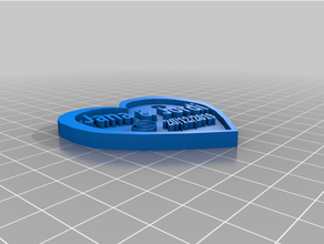 engagement keychain 3d print model - Mito3D
