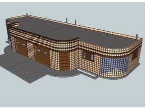 échelle corail tribunal motel 3d print model - Mito3D