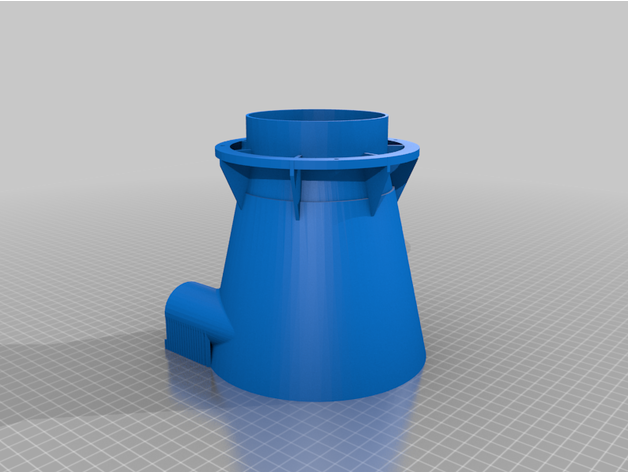 ciclônico vac anexo 3D print model - Mito3D