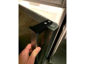 whirlpool fridge handle bracket fridge handle 3d print model - Mito3D