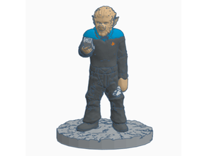 tellarita médico 28mm 28mmscale heroico escala miniaturas miniatura 28mm ciencia ficción Star Trek estrella emigrar 3d print model - Mito3D