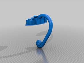 Noel çorap Kulp destek 3d print model - Mito3D