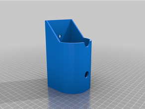 mountable pencil cup 3d print model - Mito3D