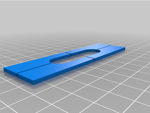 hidden hinge template router 3d print model - Mito3D