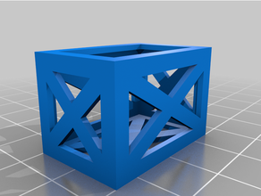 jal- test structure calibration cube 3d print model - Mito3D