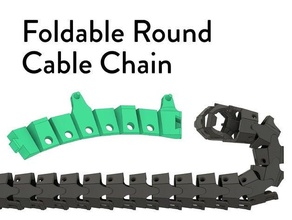 foldable cable chain 3d print model - Mito3D