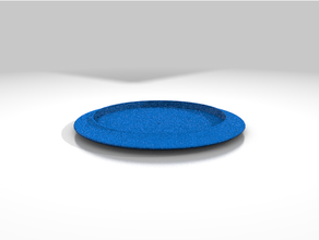 mini disque golf frisbee 3d print model - Mito3D