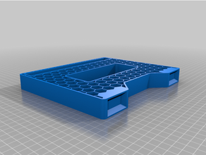 stackable shoe rack honeycomb 3d print model - Mito3D