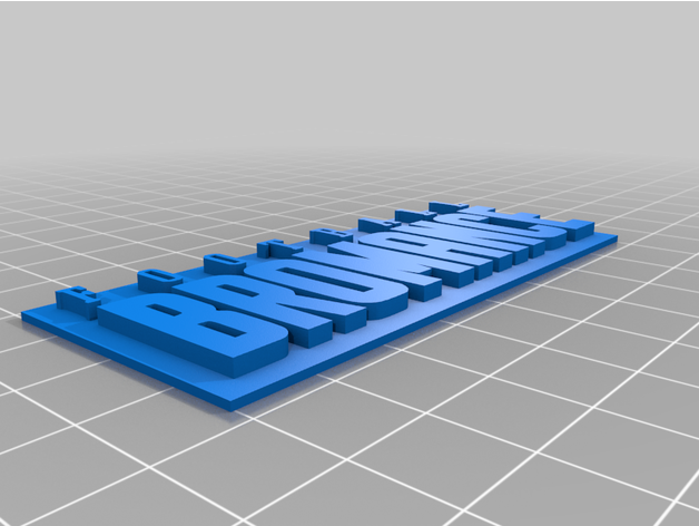 football bromance logo 3D print model - Mito3D