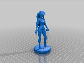 pokemon trainer female niantic 3d print model - Mito3D