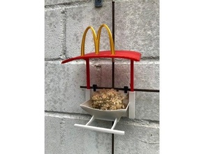 oiseau mangeoire mouche 3d print model - Mito3D