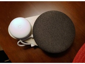google nest mini socket mount 3d print model - Mito3D