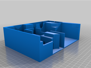 bonfire inlay boardgame organizer 3d print model - Mito3D