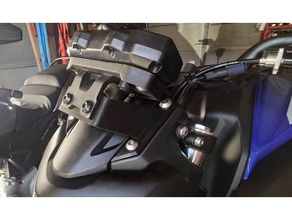 Strich montieren Versatz mt07 18 20 compteur fz07 moto Motorrad Yamaha 3d print model - Mito3D