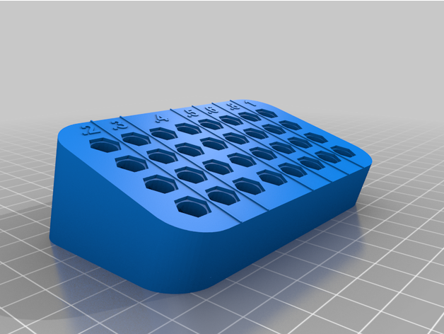 bocal extrusora organizador 3D print model - Mito3D