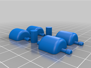 vacuum cleaner rollers kirby 3d print model - Mito3D