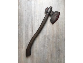 huntress axe dead cosplay prop weapon daylight 3d print model - Mito3D