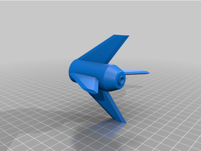 cohete vela soporte cabestro stnder 3d print model - Mito3D