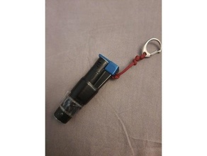 clipper lighter clip mount keychain keyring case cover holder sleeve 3d print model - Mito3D