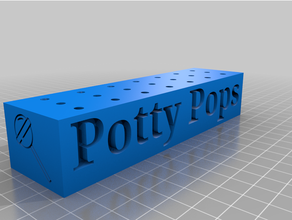 potty pops 3d print model - Mito3D