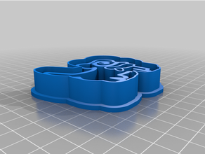 among us dog cookie cutter 3d print model - Mito3D