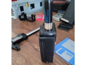 baofeng bf f9 v2+ ptt protecteur svelte airsoft accessoires pièces amateur radio v2 f9v2 jambon walkie 3d print model - Mito3D