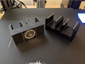 barrena LED t5 soportes magnético montar 3d print model - Mito3D