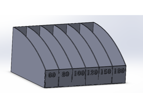sanding disk organizer 115 sandpaper 3d print model - Mito3D