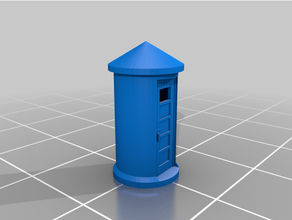 southern pacific telephone booth 3d print model - Mito3D