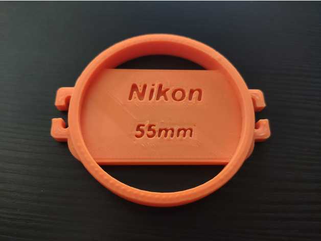 Nikon lente gorra soporte 55mm 58mm cámara cubierta carcasa funda fotografía 3D print model - Mito3D